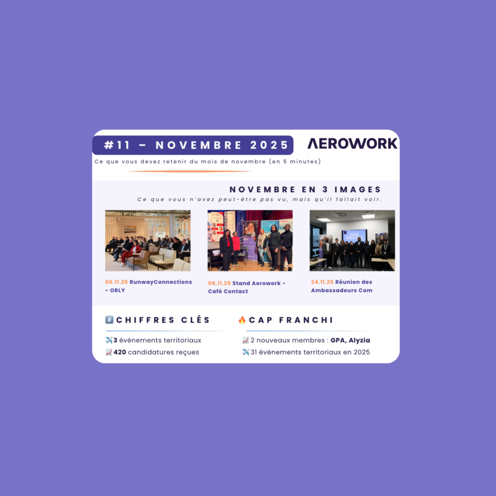 🚀 La newsletter AEROWORK de novembre est en ligne !